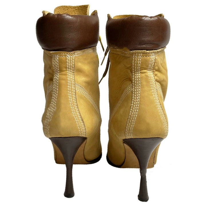 Femme Stilfulde Snørehighheel Støvler Stilla