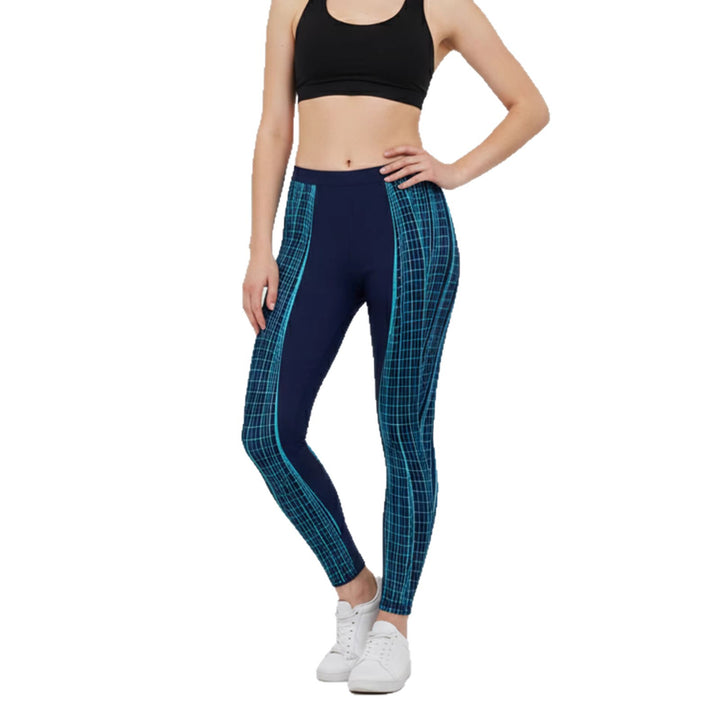 Dame sportleggings med stilrent stjernedesign og høj talje Skovae