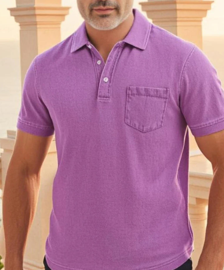 Herre Kortærmet Polo T-shirt Stilla