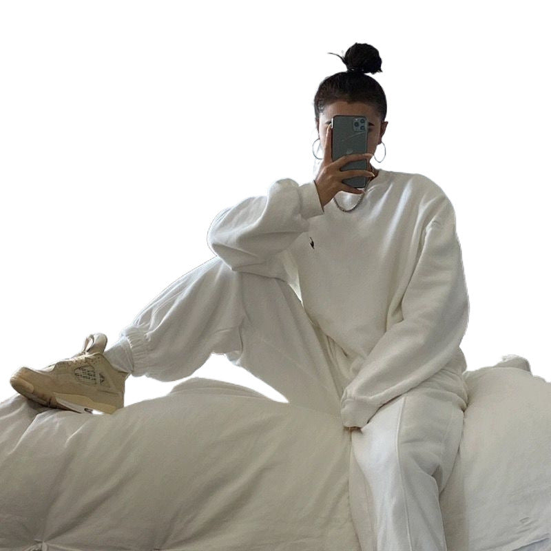 Kvinders komfortable sweatpants med praktiske lommer og elastisk talje Skovae
