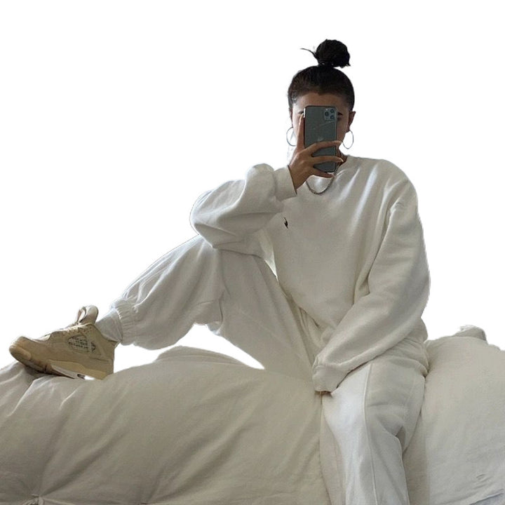 Kvinders komfortable sweatpants med praktiske lommer og elastisk talje Skovae