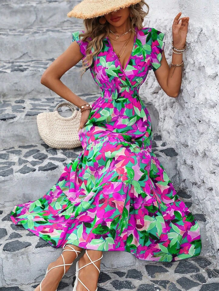 Dame Vibrant Garden Party Maxikjole Stilla