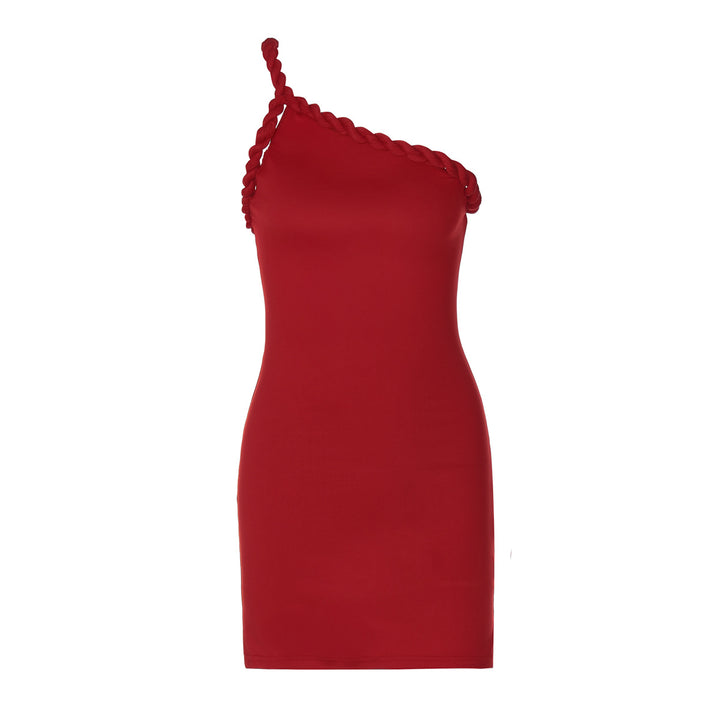 Damer Figurformet Wrap Kjole med asymmetrisk design og raffineret rem Stilla