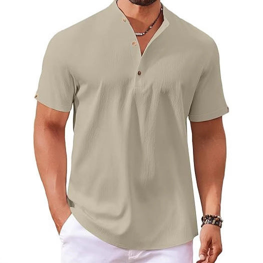 Herrer Kortærmet Knappen skjorte Polo-Shirt Stilla