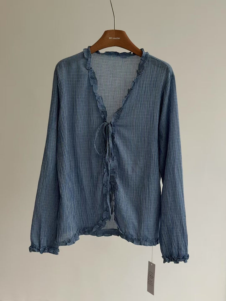 Femme Rüschenspitze-bluse Stilla