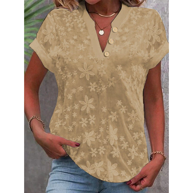 Damebluse med blomsterprint fra Stilla