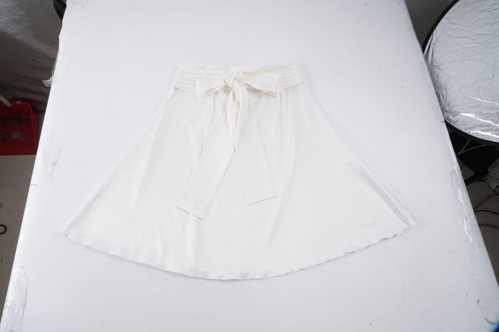 Dame Elegant Sommernederdel med Smykkebånd Skovae