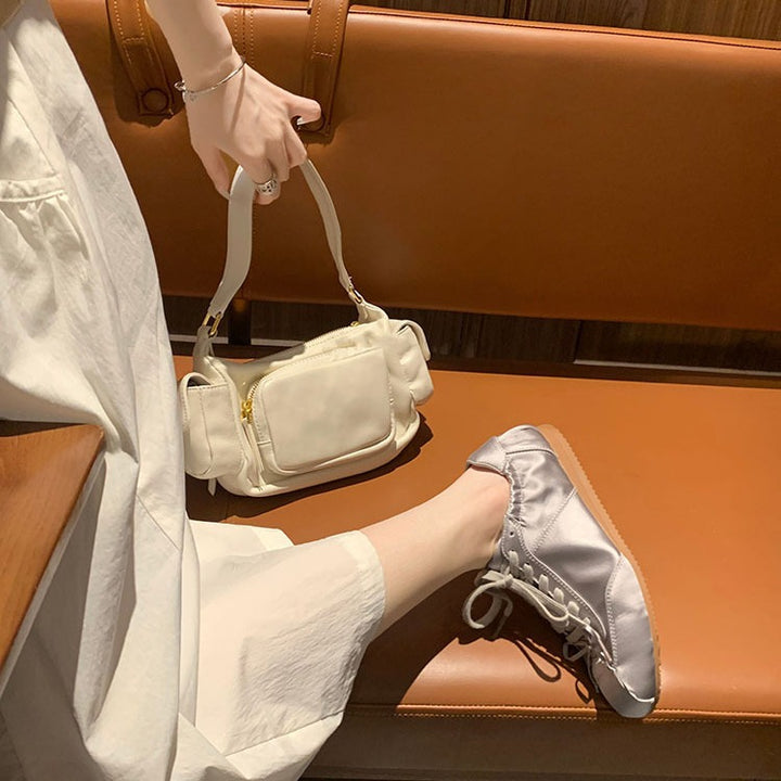 Dame Let Satin Sport Sneakers Stilla