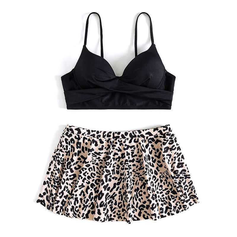 Damer bikini nederdel med integreret top Skovae