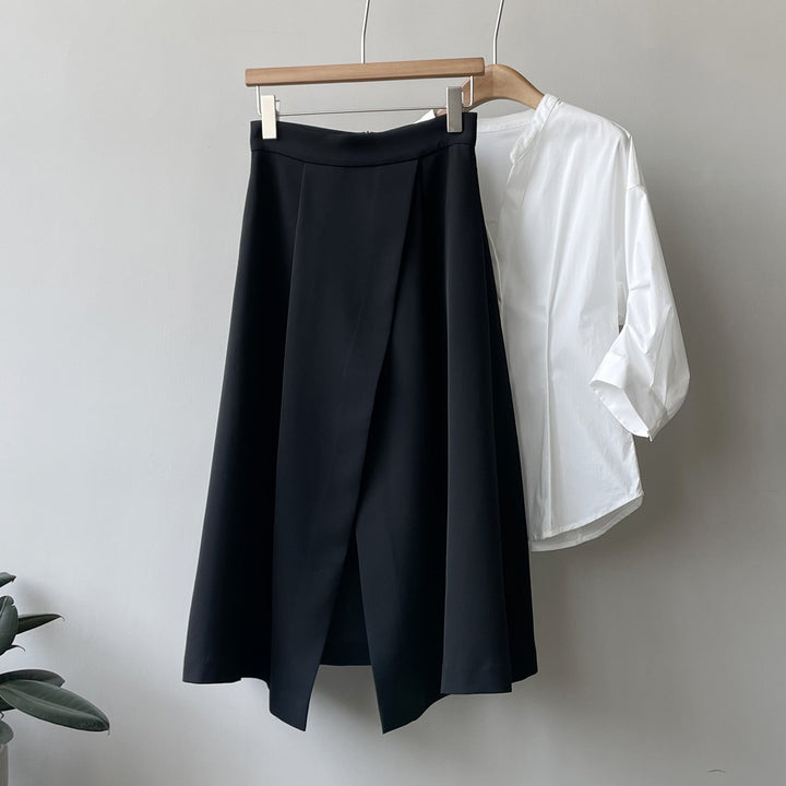 Dame elegant blyantskjorte med mode split og tætsiddende design Stilla