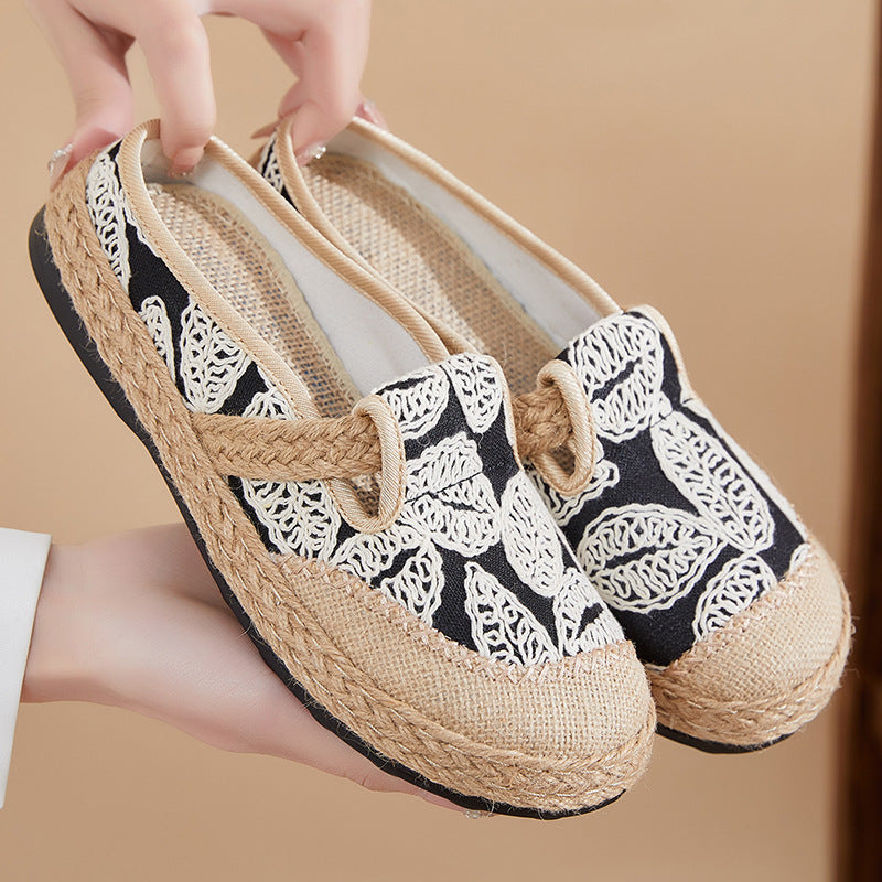 Dame Kvalitetsrige og elegante Clogs med blomsterbroderidesign Stilla