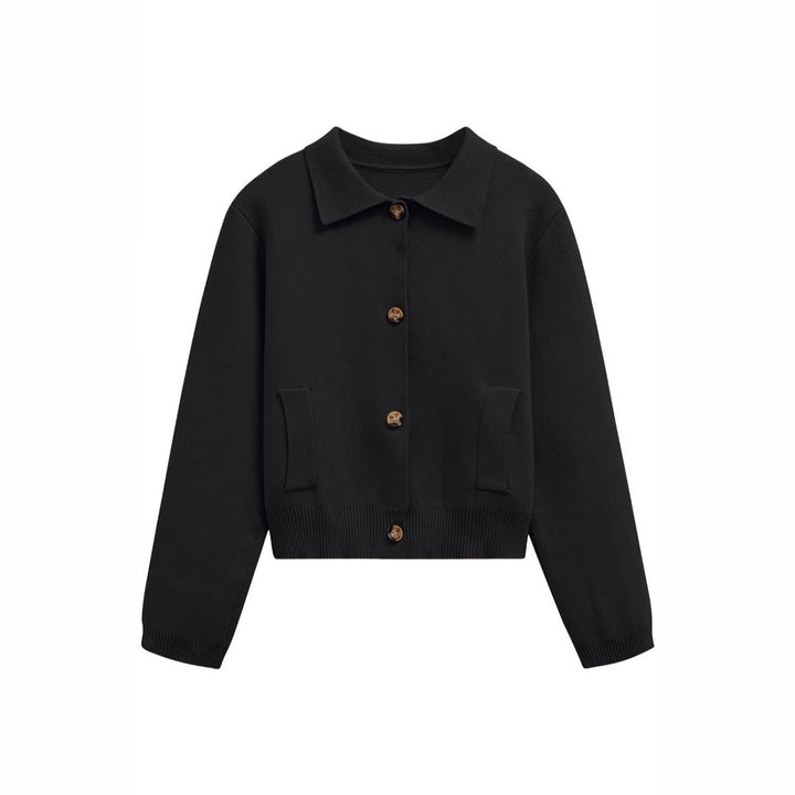 Dame mode kort jakke med elegante knapper Stilla