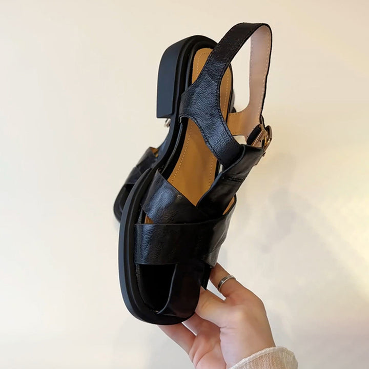 Dame Stilfulde Krydsrem Sandaler Stilla