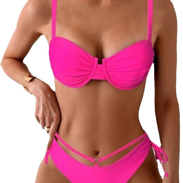 Femme Raffung Underwire Bikinisæt Stilla