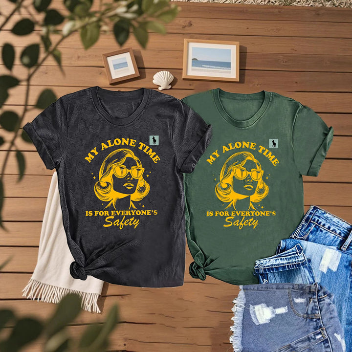 Dame Grafik T-Shirt Stilla