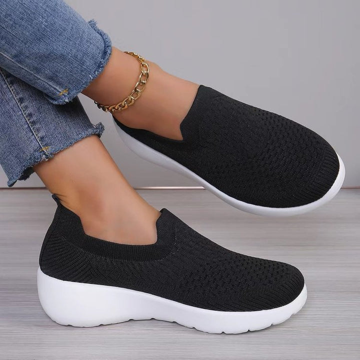 Dame Behagelige Slip-On Sneakers med åndbart overdækning Stilla