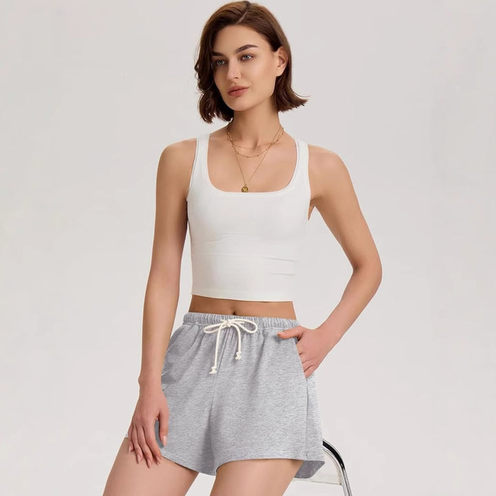 Dame Soft Cotton Drawstring Shorts Stilla