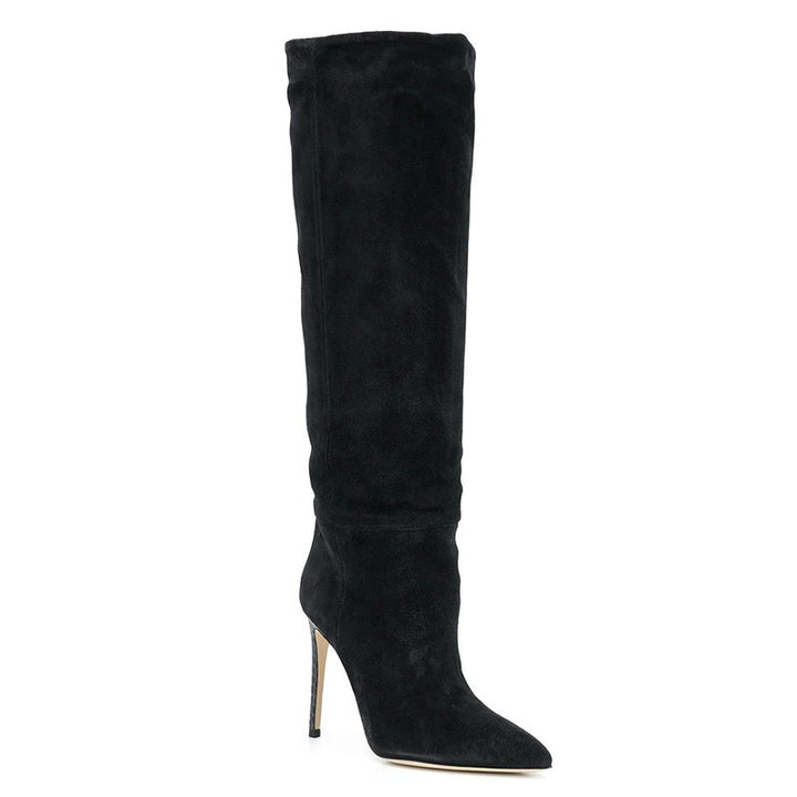 Femme Wildschindel Overknee-Støvler med Stiletto og spids tå Stilla