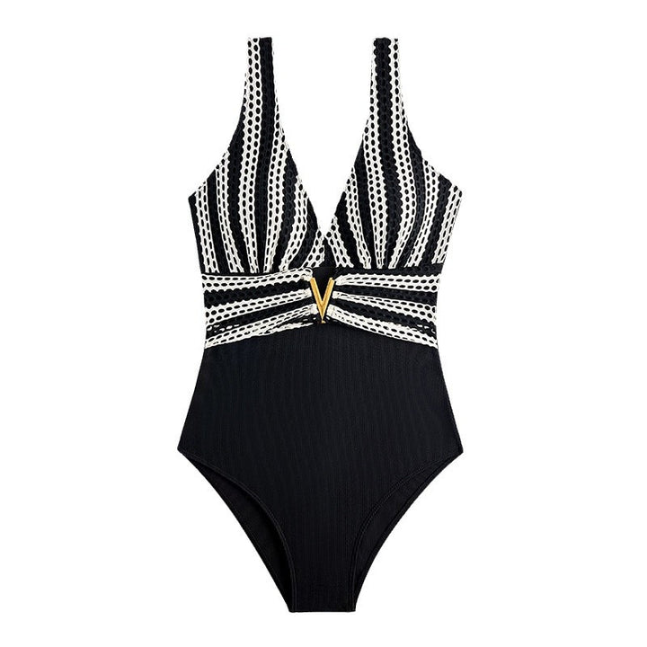 Dame Højskåret Monokini Badedragt Stilla