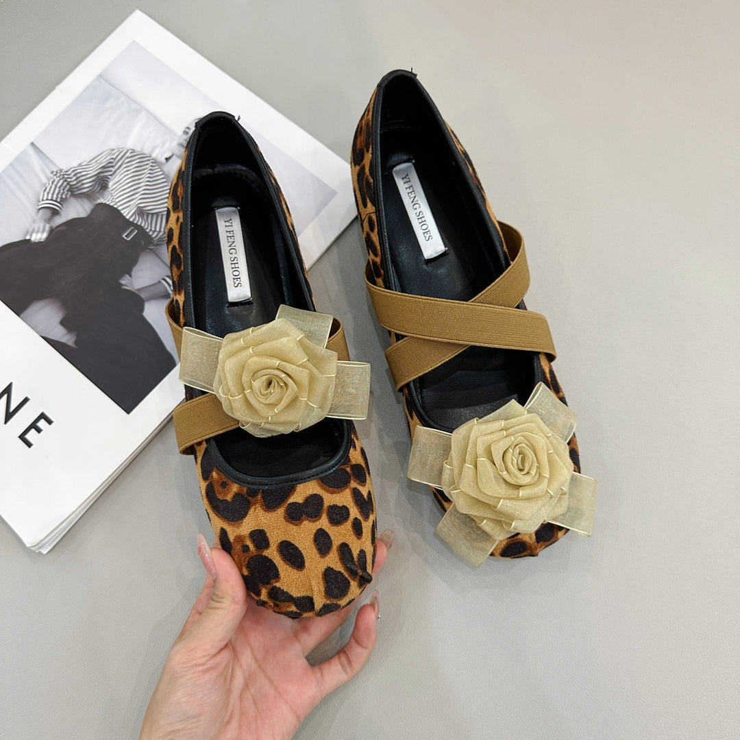 Kvinder Dekorative Blomster Accent Ballerinas Stilla