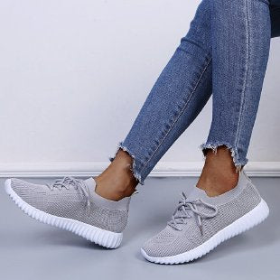 Dame Åndbare Sneakers med elastisk Overdel Stilla