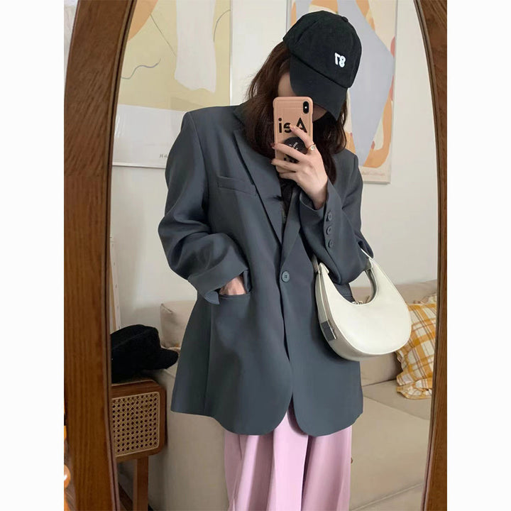 Kvinders oversized blazer lavet af materialer af høj kvalitet med lommer Stilla