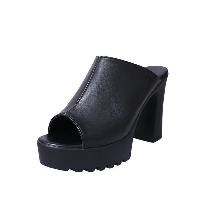 Dame High-Heel Mules med åben tåområde fra Stilla
