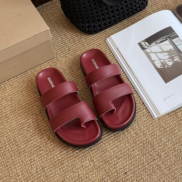 Femme Dual-Strap Komfort Slide Sandaler Stilla