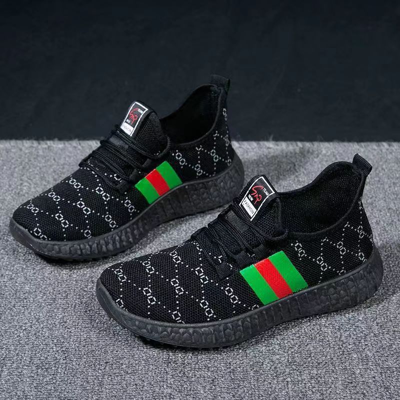 Femme Stilfuld Strik Slip-On Sneakers med Forbedret Traktion Stilla