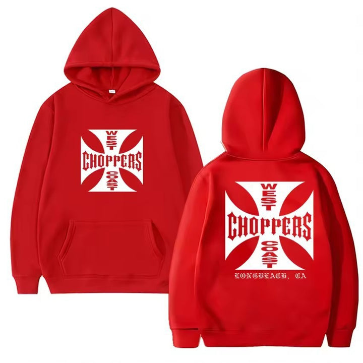 Kvinders hoodie med iøjnefaldende grafisk print og behagelig pasform Skovae