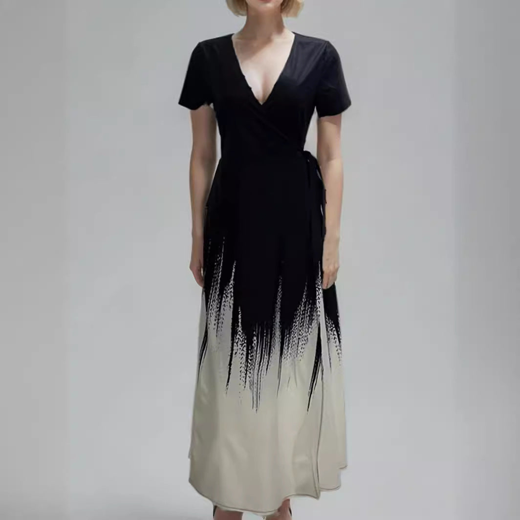 Dame Elegant Maxikjole Stilla