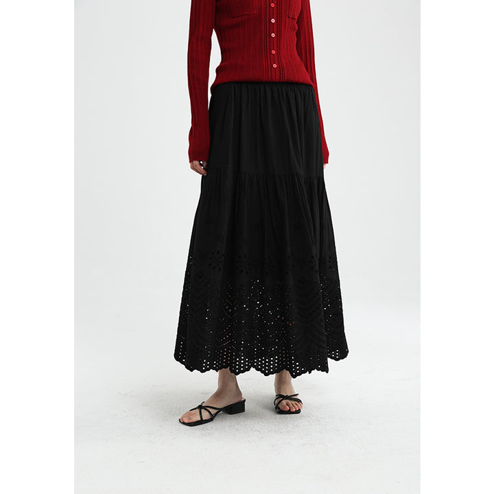 Femme Luftig Blomster-Solblomst Skirt Stilla