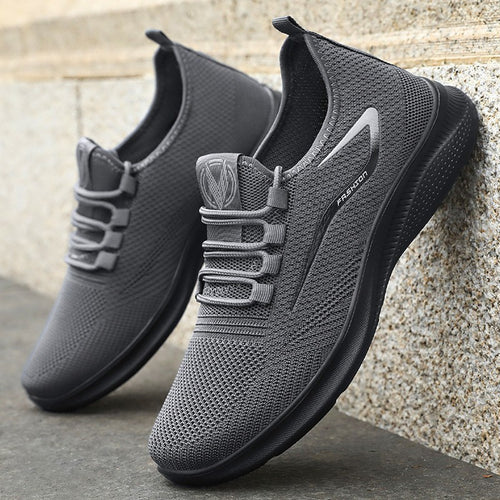 Dame Åndbare og fleksible livsstilssneakers med skridsikker sål og elastisk indgang Stilla