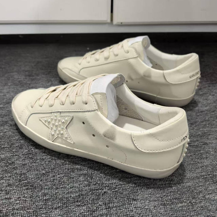 Femme Perle-dekoreret Fritids-sneakers Stilla