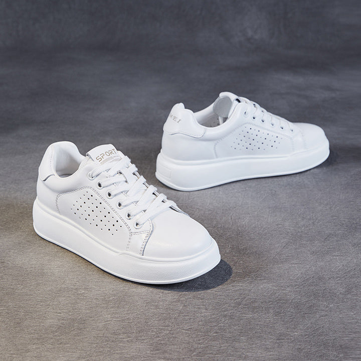 Herrer Casual Læder Snørresneaker Stilla