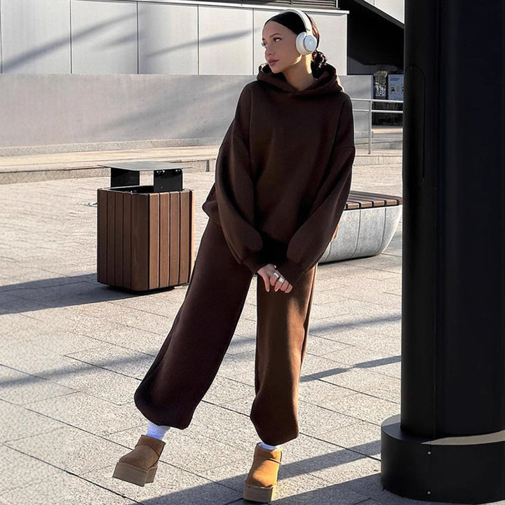 Dame hyggeligt og stilfuldt Sweat-Set Stilla