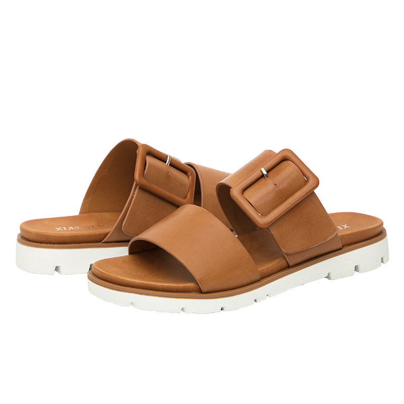 Dame sandaler med moderne spænde Stilla
