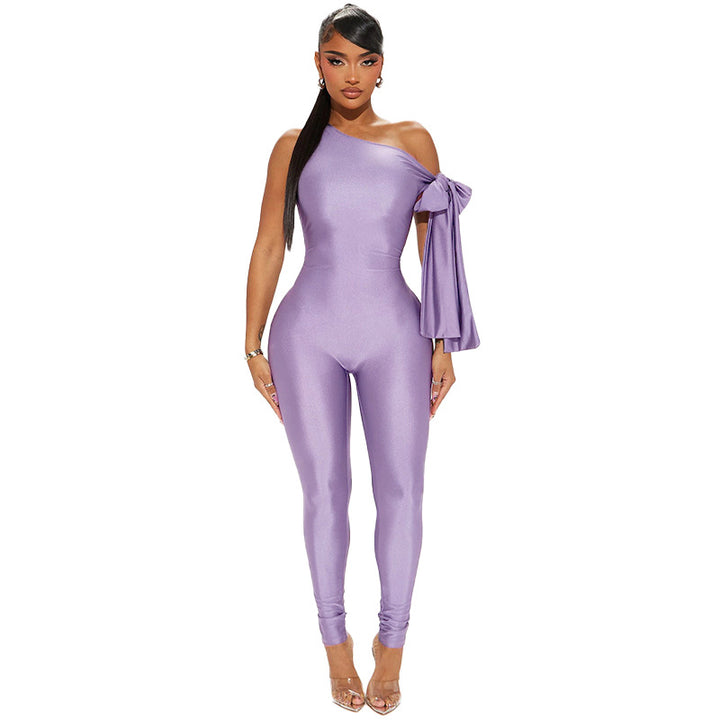 Dame En-skulder Luksus Jumpsuit Stilla