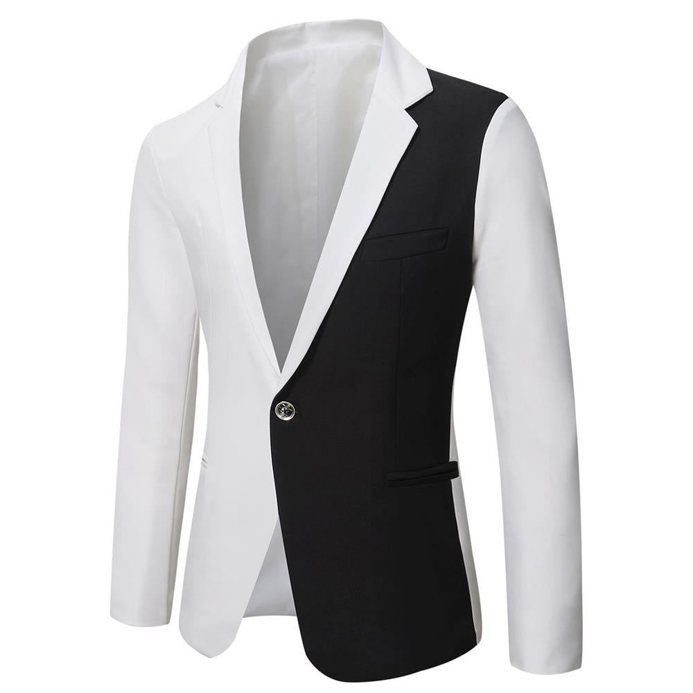 Herrer Dual-Tone Mål Blazer Stilla