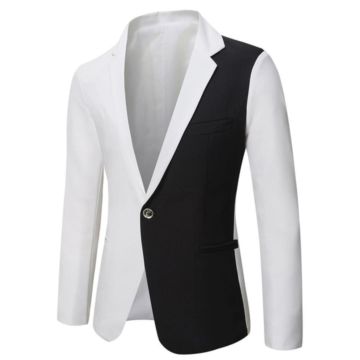 Herrer Dual-Tone Mål Blazer Stilla