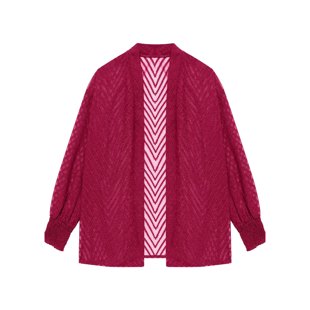 Dame let gennemsigtig Kimono Stilla