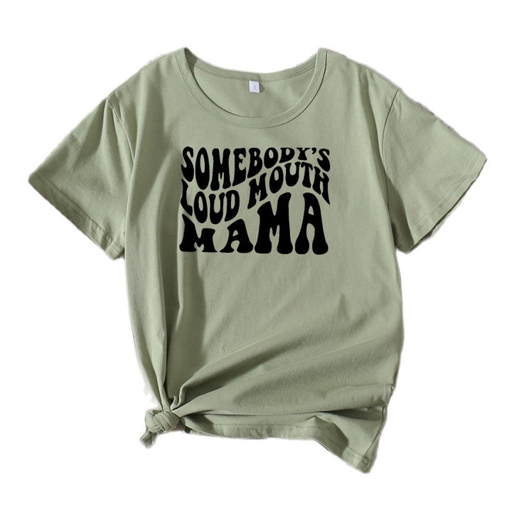 Dame Relaxed Fit Grafik Top Stilla