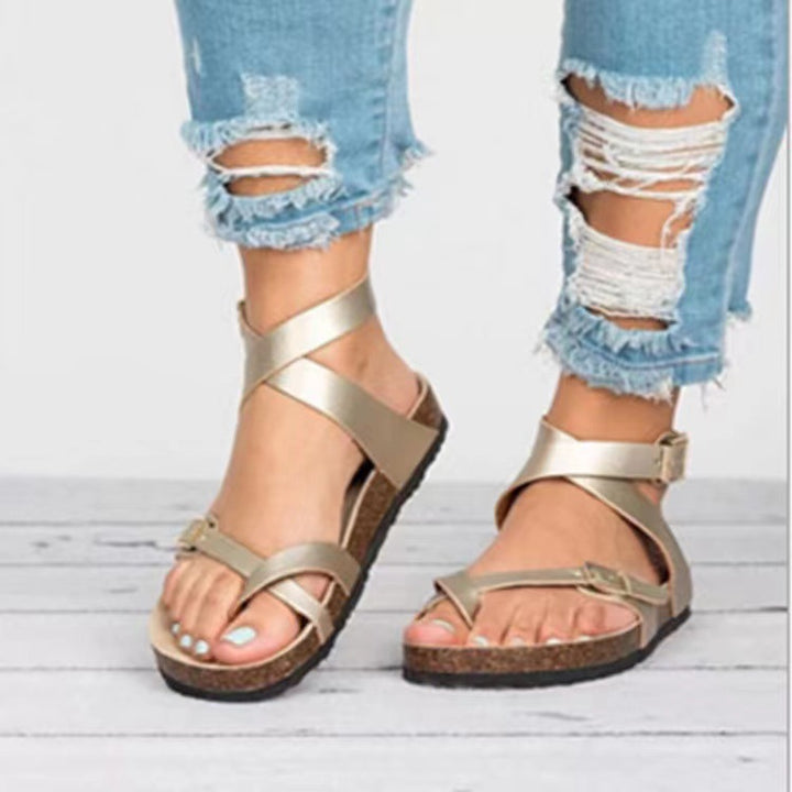 Dame Komfort-sandaler med justerbart remdesign og anatomisk fodseng Stilla