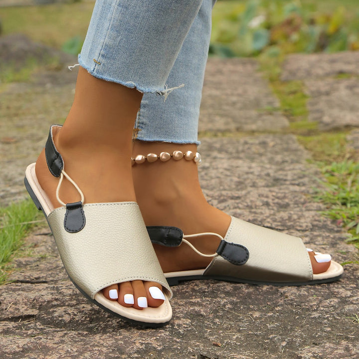 Dame åbne Sling-sandaler med fleksibel sål og moderigtigt design Stilla