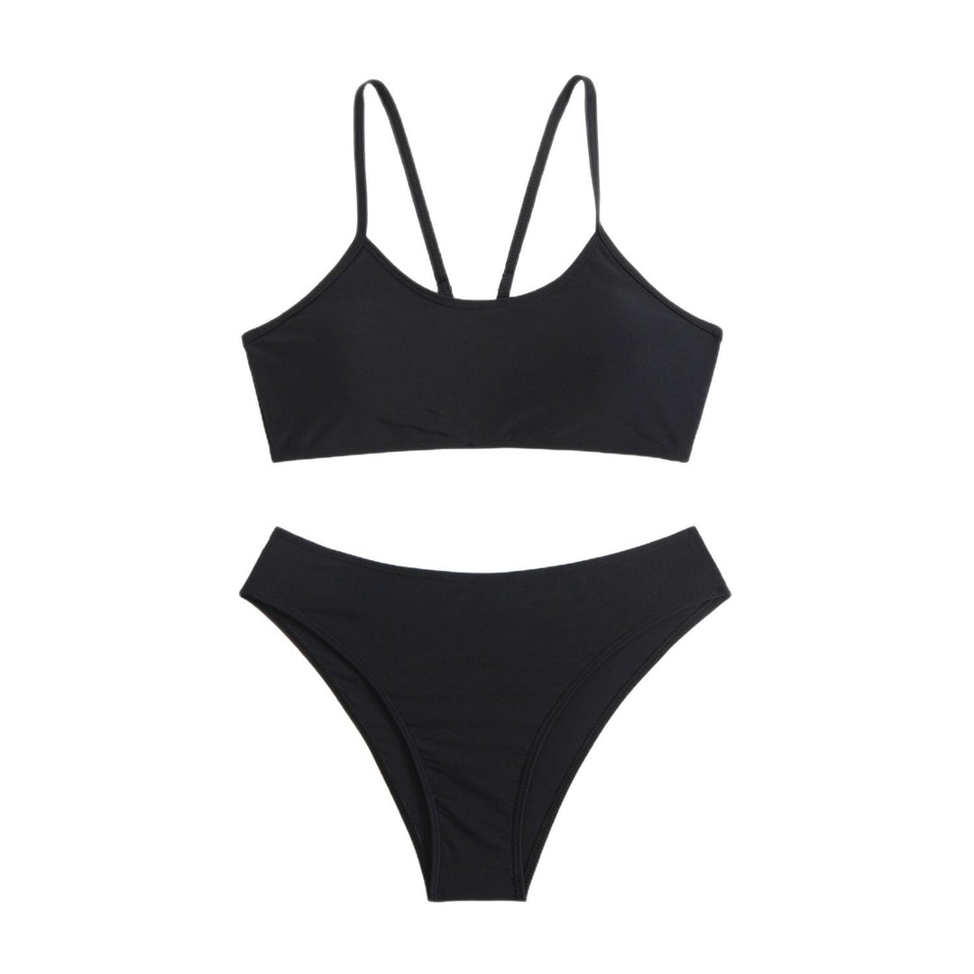 Dame bikini-set med justerbare stropper og høj benudskæring Stilla