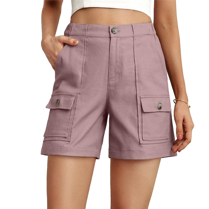 Dame Cargo-shorts med praktiske sidelommer og moderne snit Stilla
