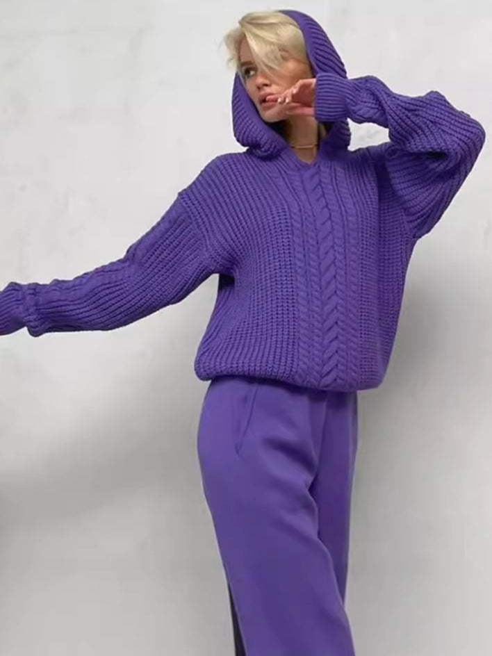 Dame hyggelig strikpullover med overdimensioneret pasform Stilla