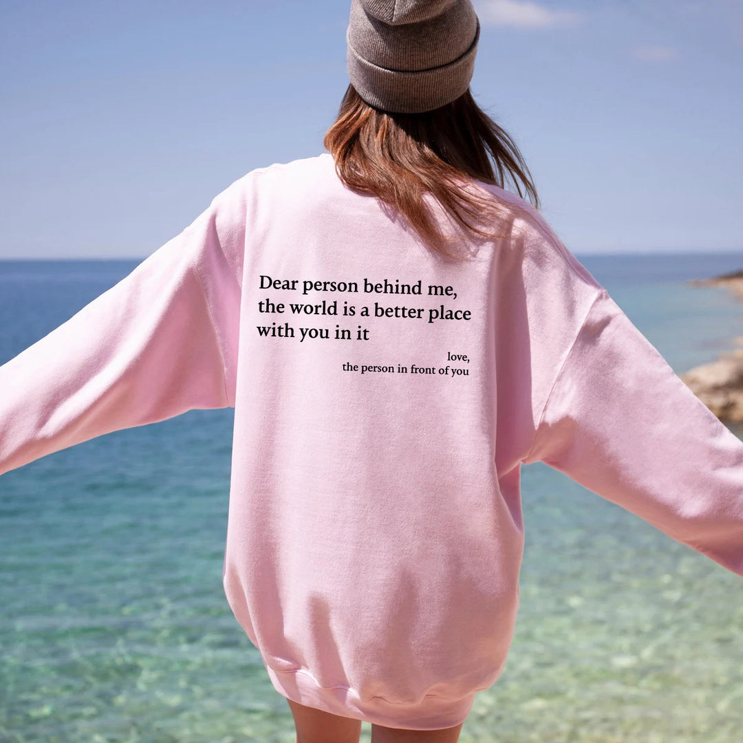 Kvinders sweatshirt med inspirerende design og komfortabel pasform Stilla