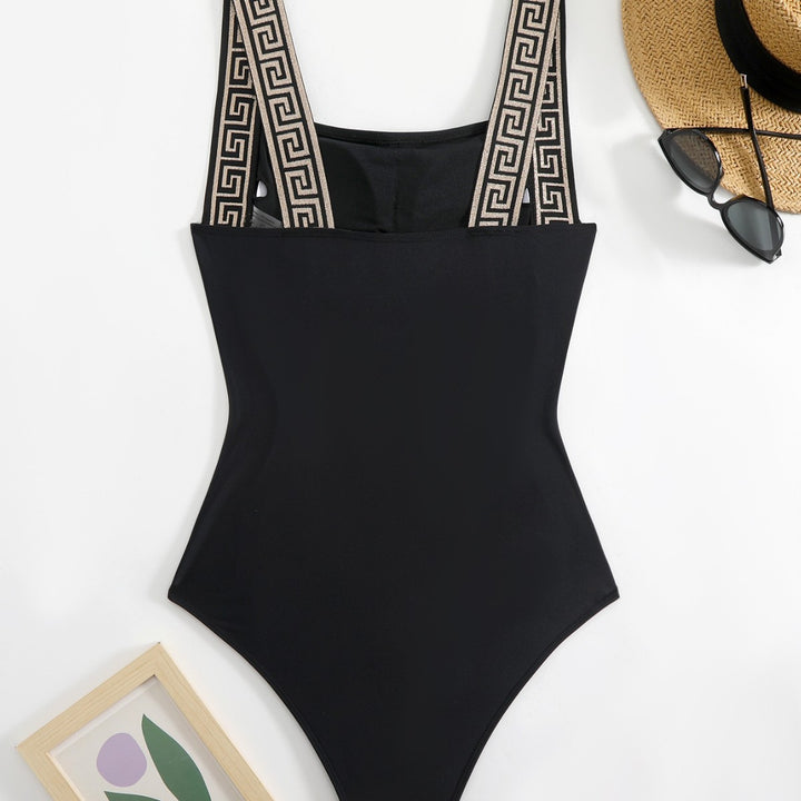 Damer one-piece badedragt med sofistikerede rynke-detaljer Skovae