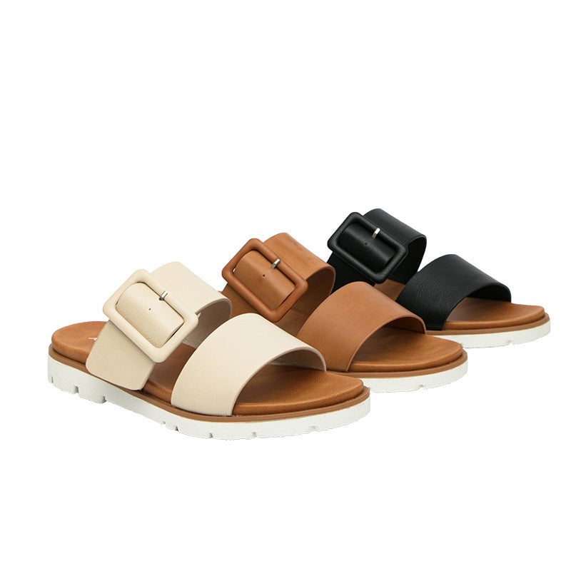 Dame sandaler med moderne spænde Stilla